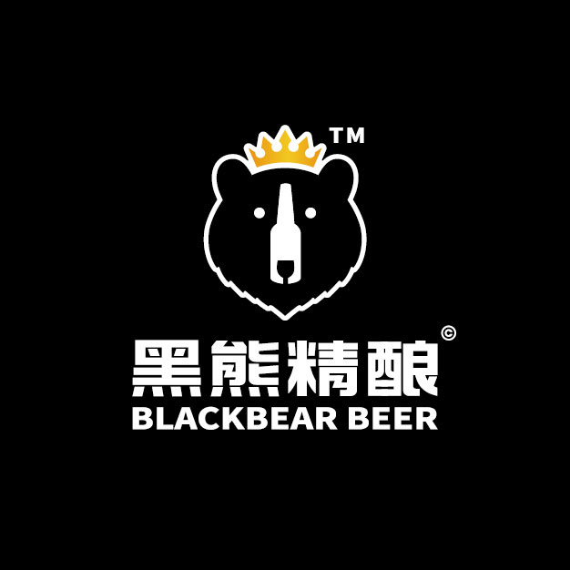 黑熊精酿啤酒品牌设计/logo设计/vi设计/包装设计